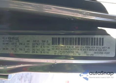 2019 Jeep Wrangler Unlimited Sport S 4X4 z USA, uszkodzony, nr VIN 1C4HJXDG7KW557004